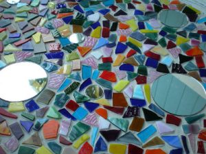 Stained glass peices