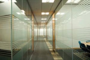 Corporate Office with Glass Rooms