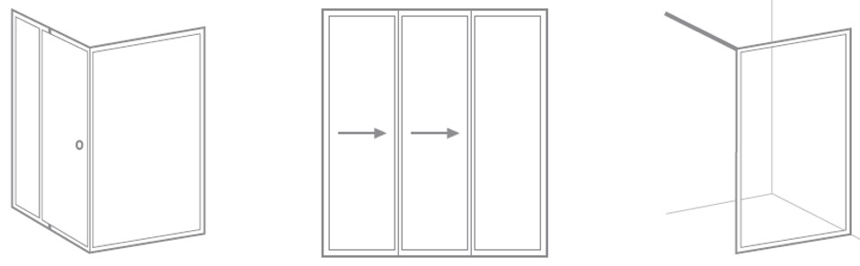 3 enclosure styles