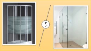 pros cons of glass and acrylic shower screens