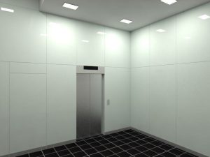 White Tempered Glass For Lobby