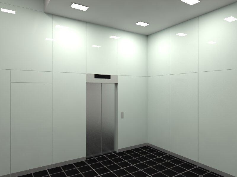 White Tempered Glass For Lobby