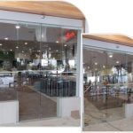 Sliding Doors in Food court