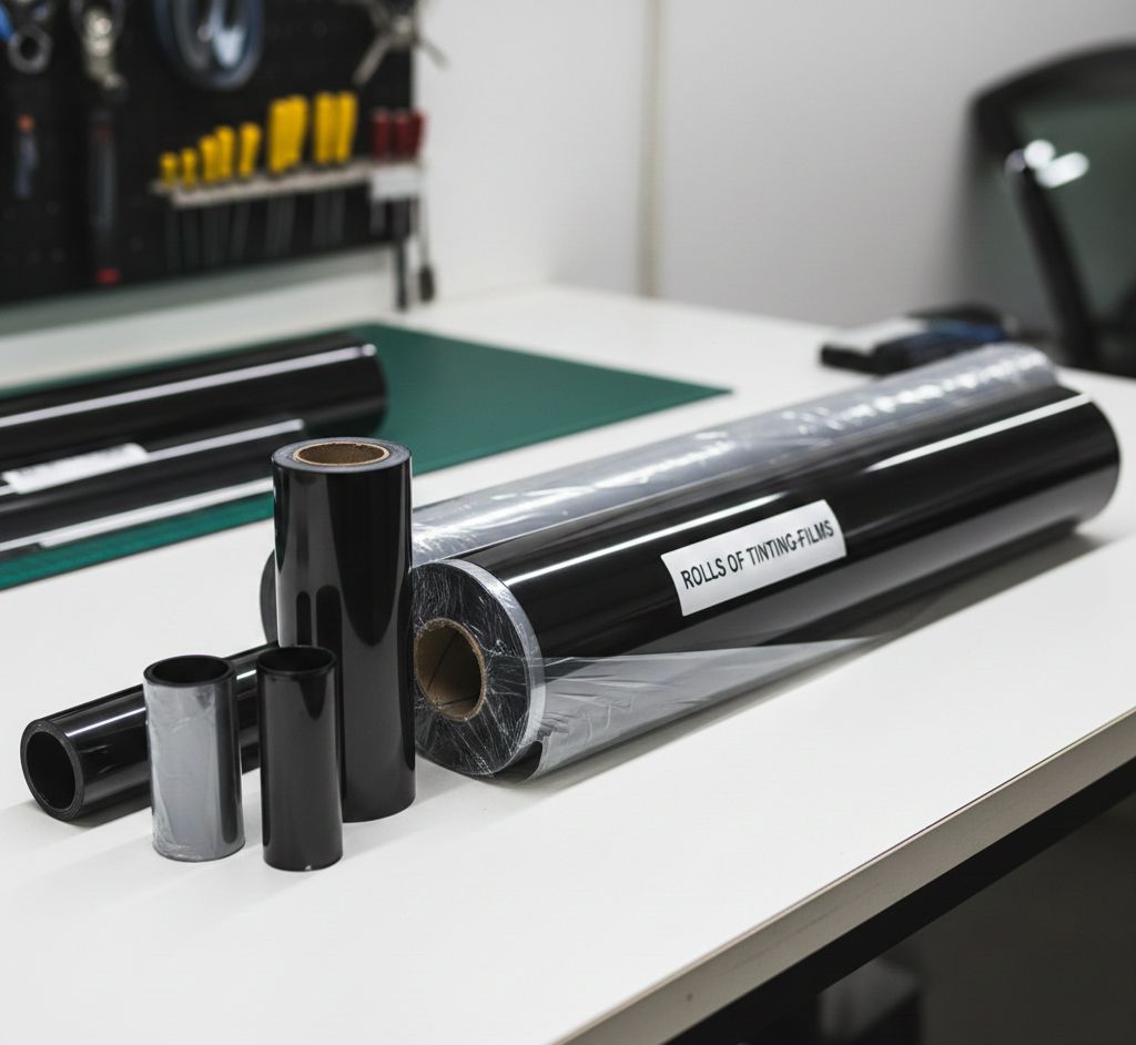 Rolls of tinting films