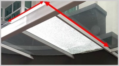 glass roofing panel replacement
