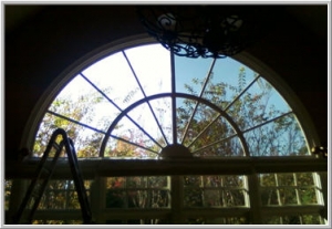 Window with Tinted Glass